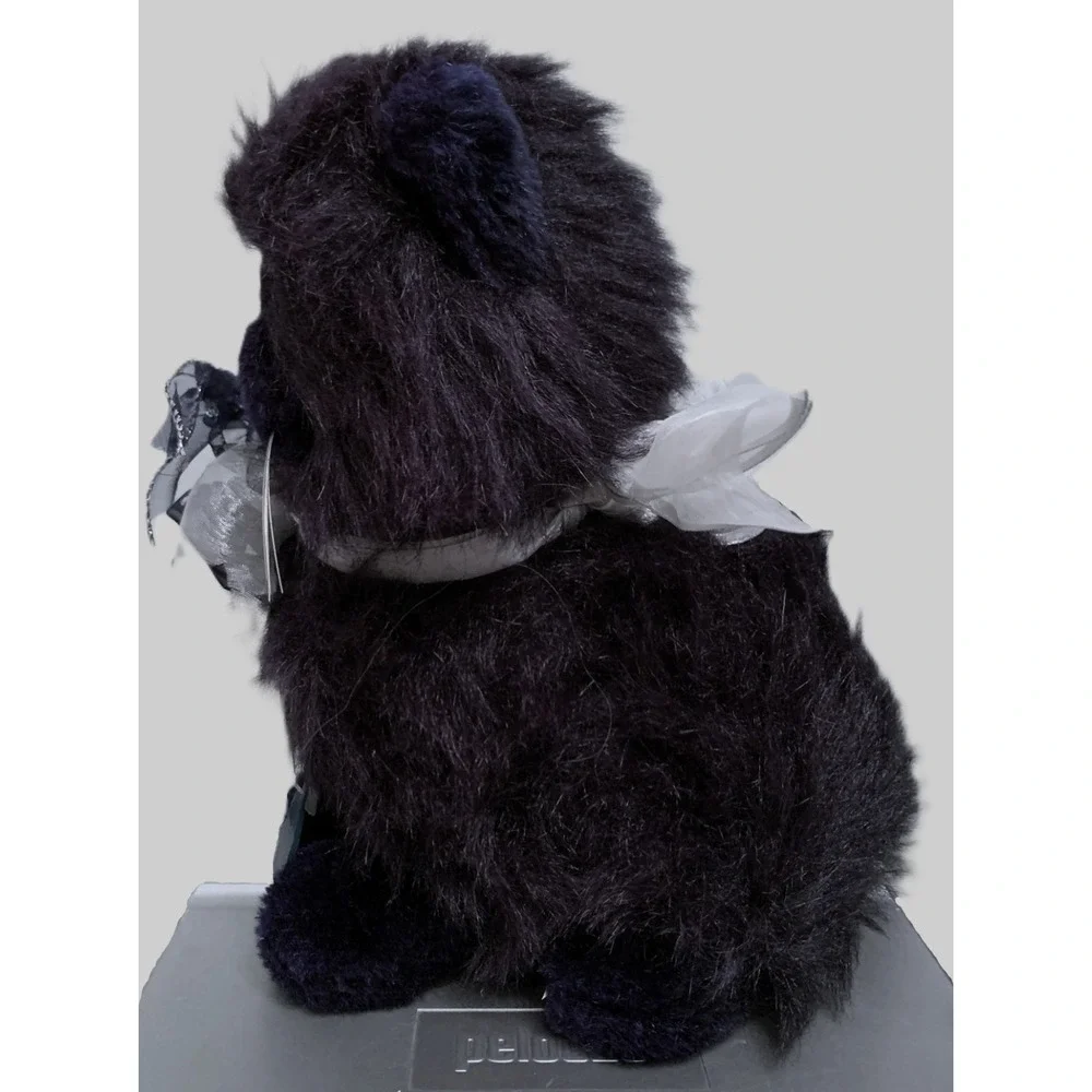 Dakin Midnight Navy Blue Cat Plush Long Hair 12